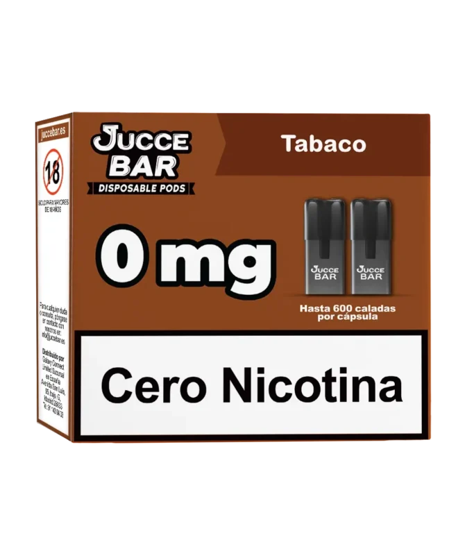 Cápsulas Desechables Tabaco 0 mg