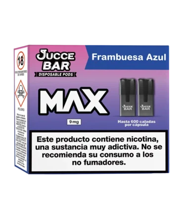 Frambuesa Azul MAX Cápsulas Desechables